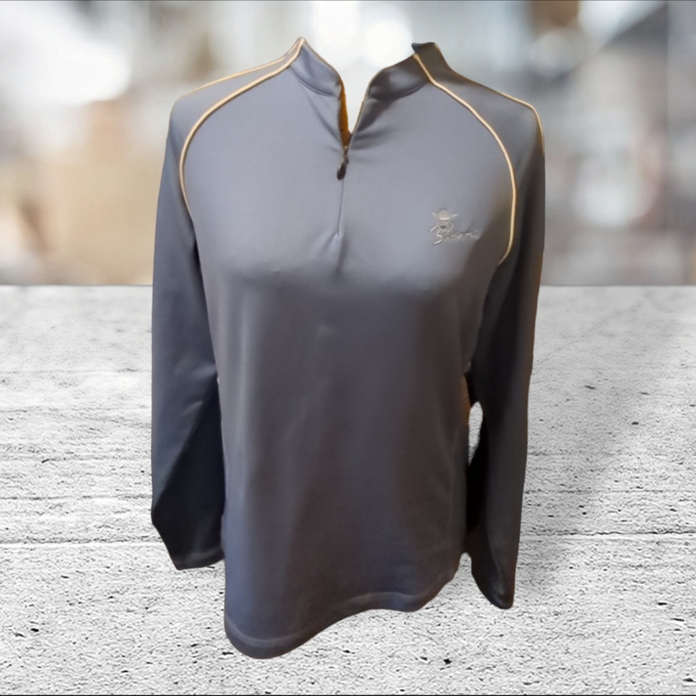 Adidas clima warm  athletic pull over jacket/shirt with 1/4 zipper size L